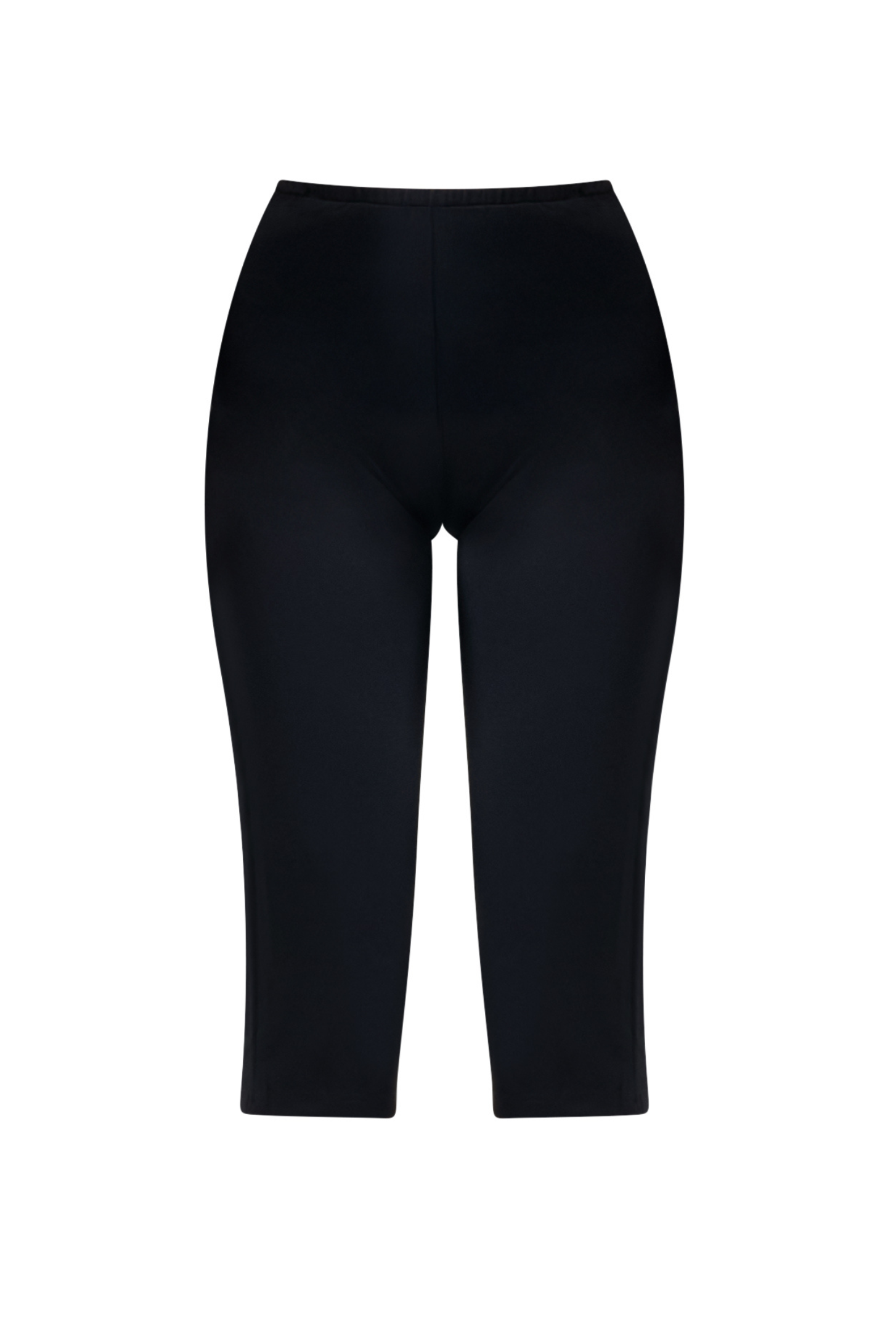 EDEN Low Waist Capri Pants in Black