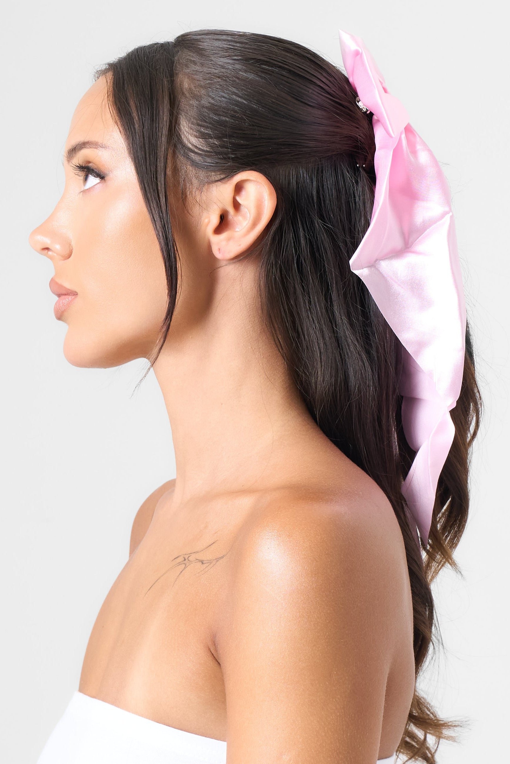 Bow Hair Clip in Pink